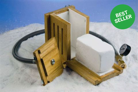 Make 2lb blocks of dry ice in house with your portable dry ice maker and never waste budget on excess dry ice again.