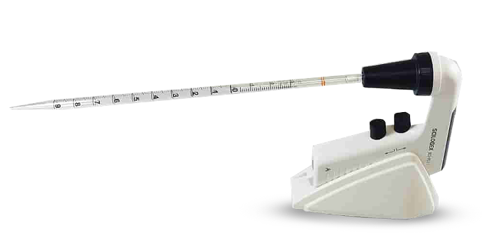 Pipettor with serological pipette Sci-Fill Pipette Control