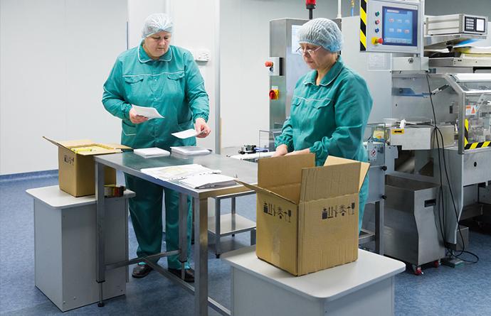 In packaging