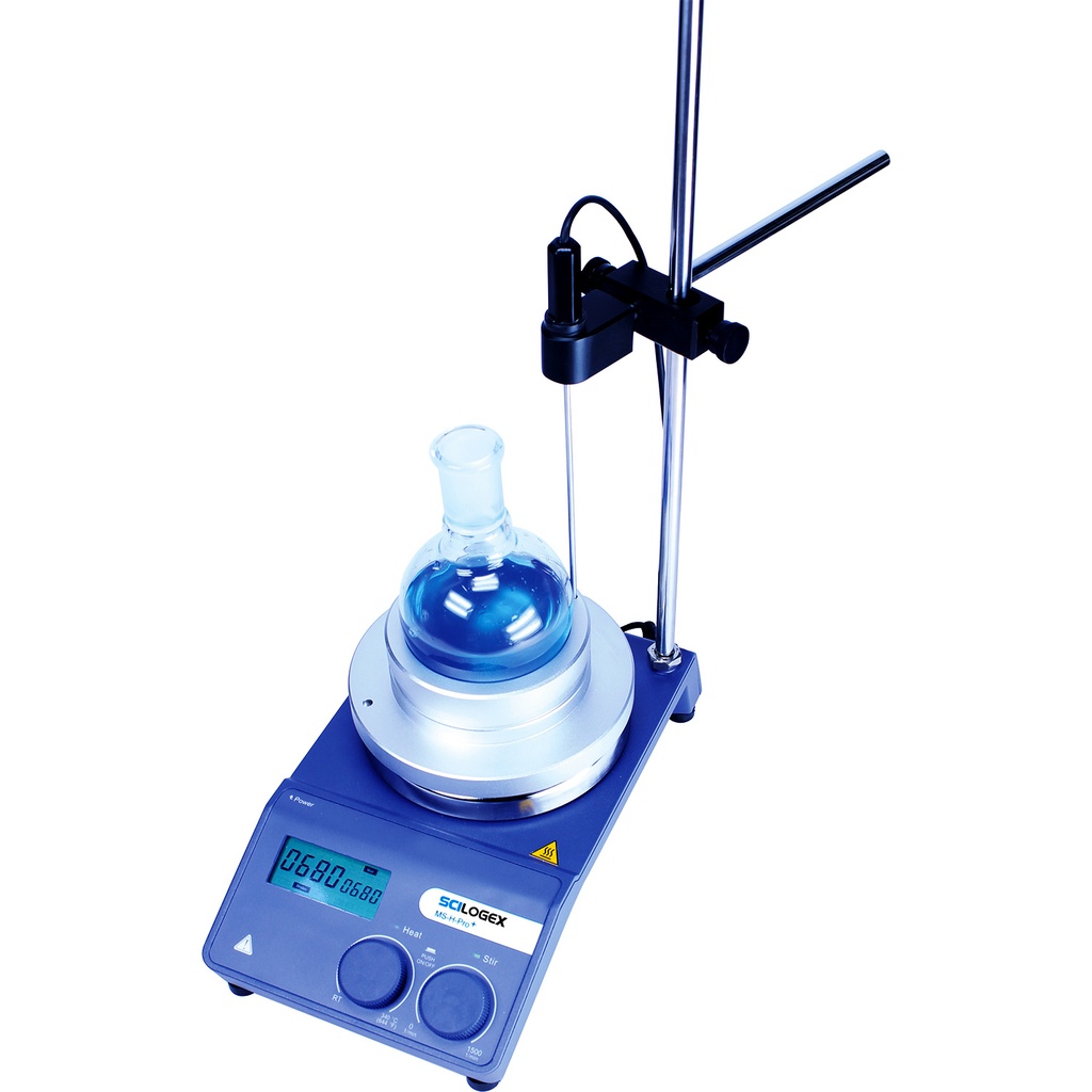 SCILOGEX SCI340-ProT Circular-top LCD Digital Hotplate Stirrer, with timer (340ºC Max.)