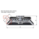 SCILOGEX SCI406 Clinical Centrifuge, 6 x 50ml or 6 x 15ml capacity, 300-4000rpm