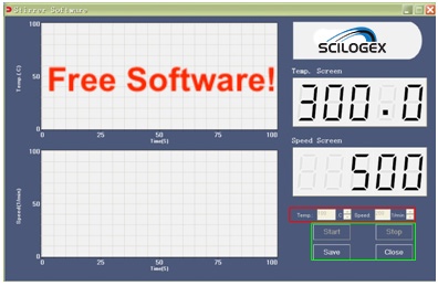 SCILOGEX SCI340-Pro Circular-top LCD Digital Hotplate Stirrer 340ºC/1500 Max.
