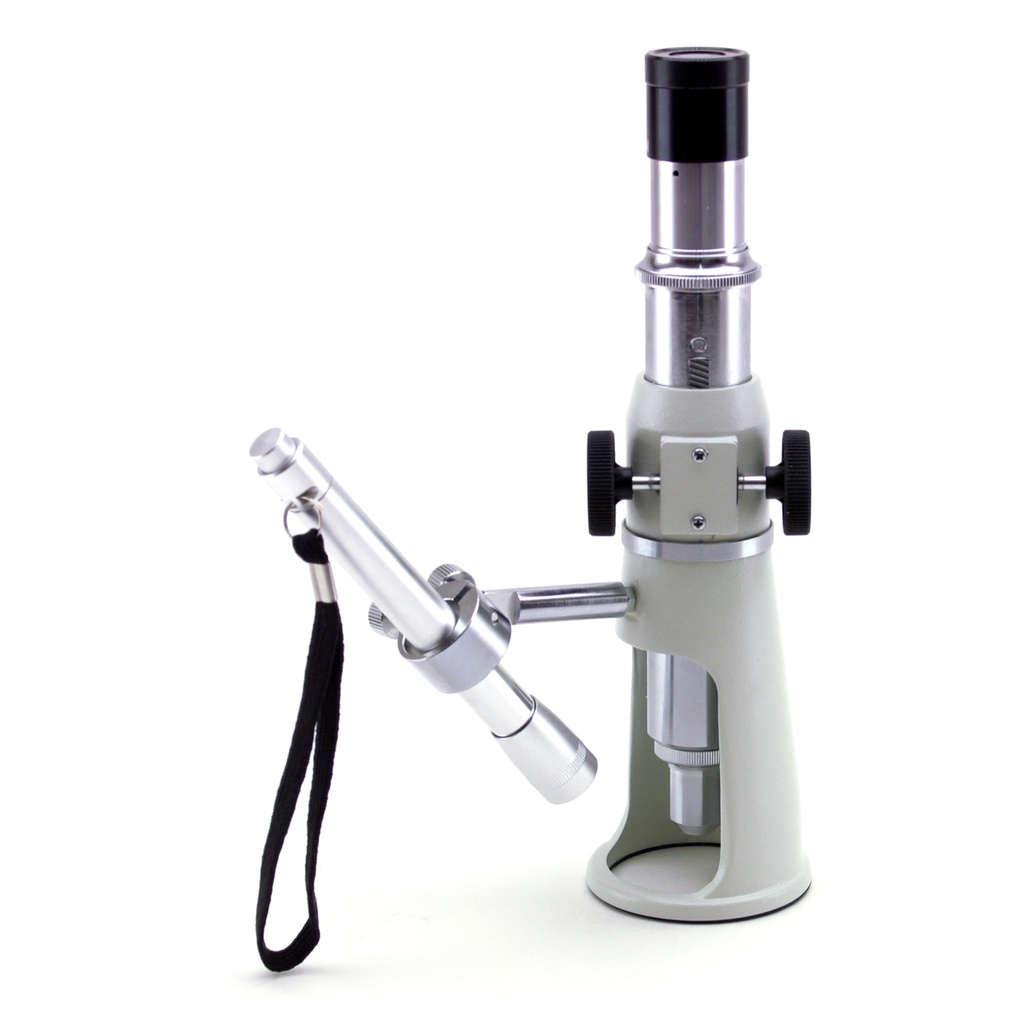 MS Monocular microscope for surface measurements, rechargeable batteries not included