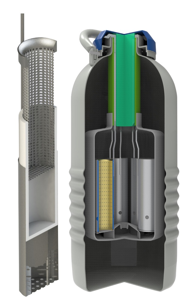 IC Biomedical AIS3 AI Shield Cryogenic Storage Dewar (Capacity: 564 x 1/2cc Straws)