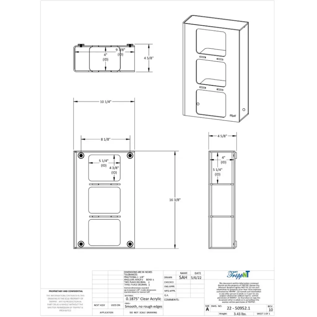 Side Loading Glove Box Holder with Magnet Mount(13).webp