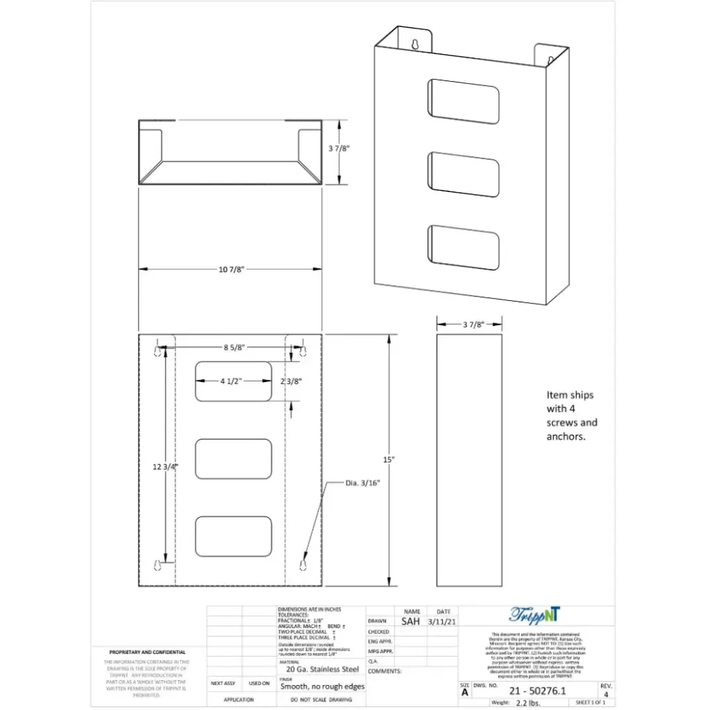 Stainless Steel Glove Box Holders(5).webp