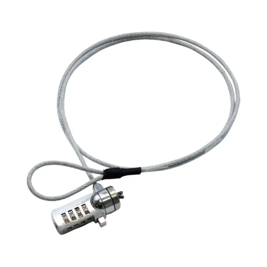 Kensington-type lock and cable