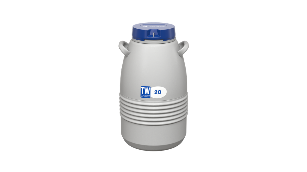 Taylor Wharton by IC Biomedical – 20 Series Small LN2 Freezer With 11″ Canisters (Capacity: 660 x 1/2cc Straws)