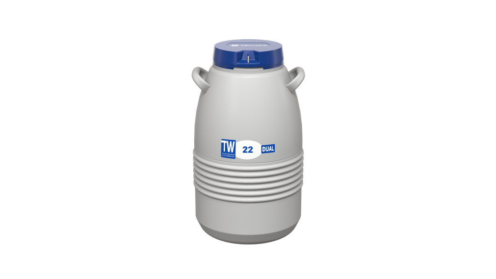 Taylor Wharton by IC Biomedical – 22 Dual Series Small LN2 Freezer/Dry Shipper