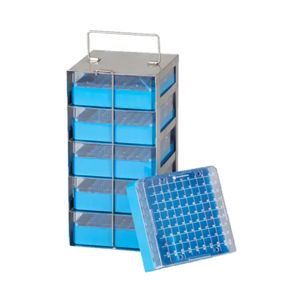 Taylor Wharton by IC Biomedical – 2″ Square Rack for CXR500 LN2 System (Holds 5 Boxes)