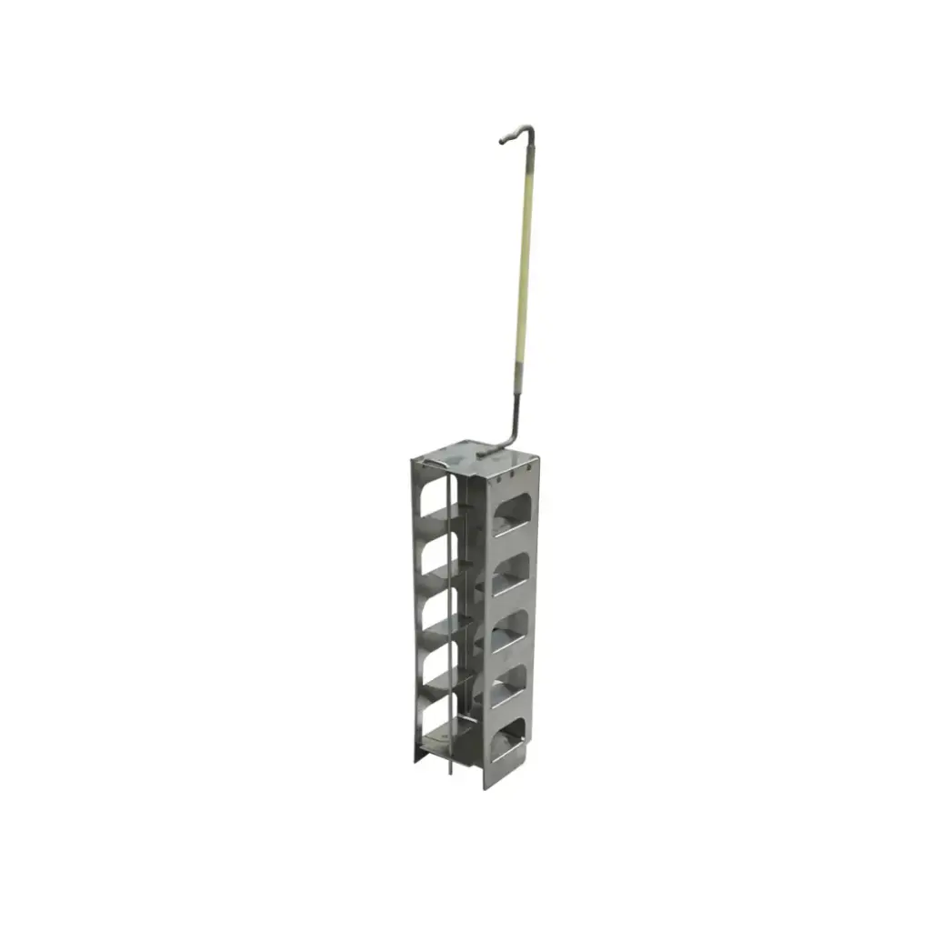 Taylor Wharton by IC Biomedical – 2″ Square Rack for LS750 LN2 System (Holds 5 Mini Boxes)