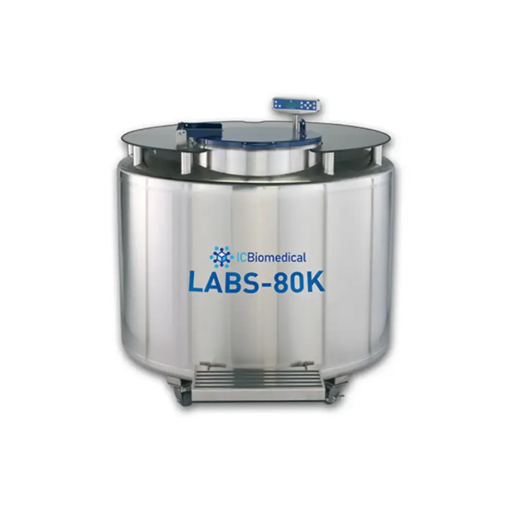 Taylor Wharton by IC Biomedical – LABS 80K LN2 Freezer System (w/ Locking Step) (Capacity: 79,300 x 2.0ml vials)