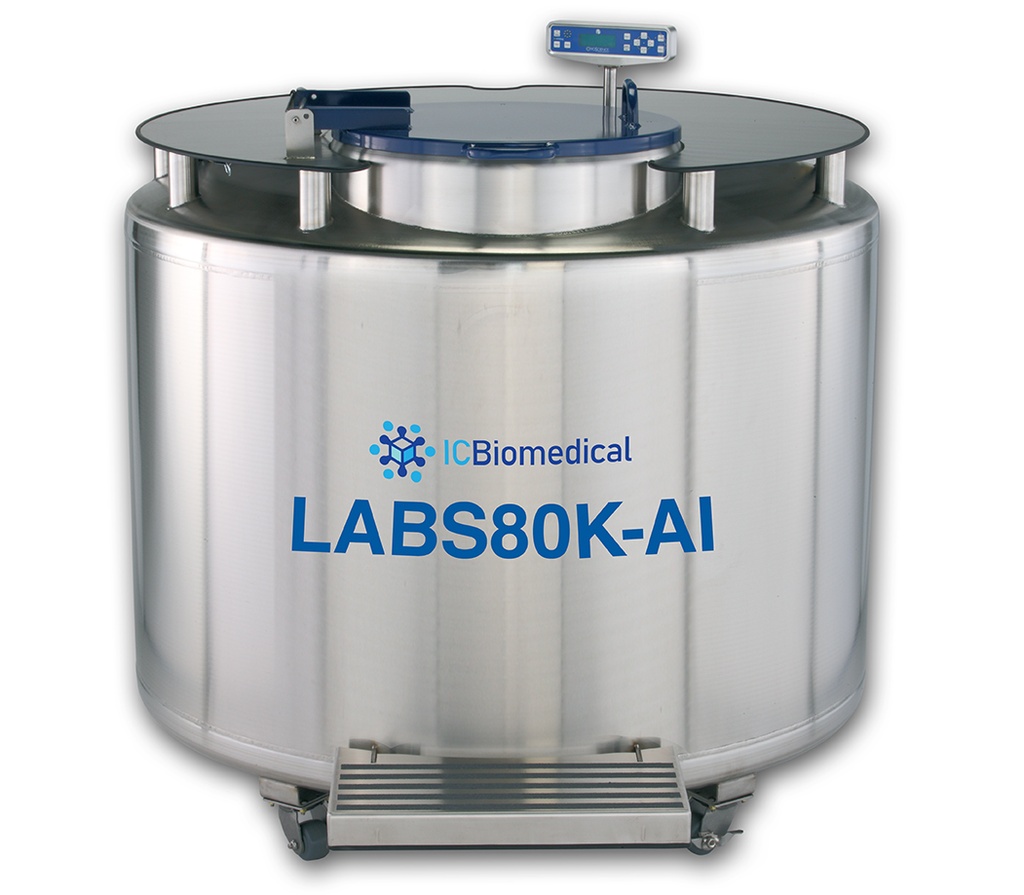 Taylor Wharton by IC Biomedical – Stock Tank LABS80K-AI, 6-section carousel & locking step, no controller
