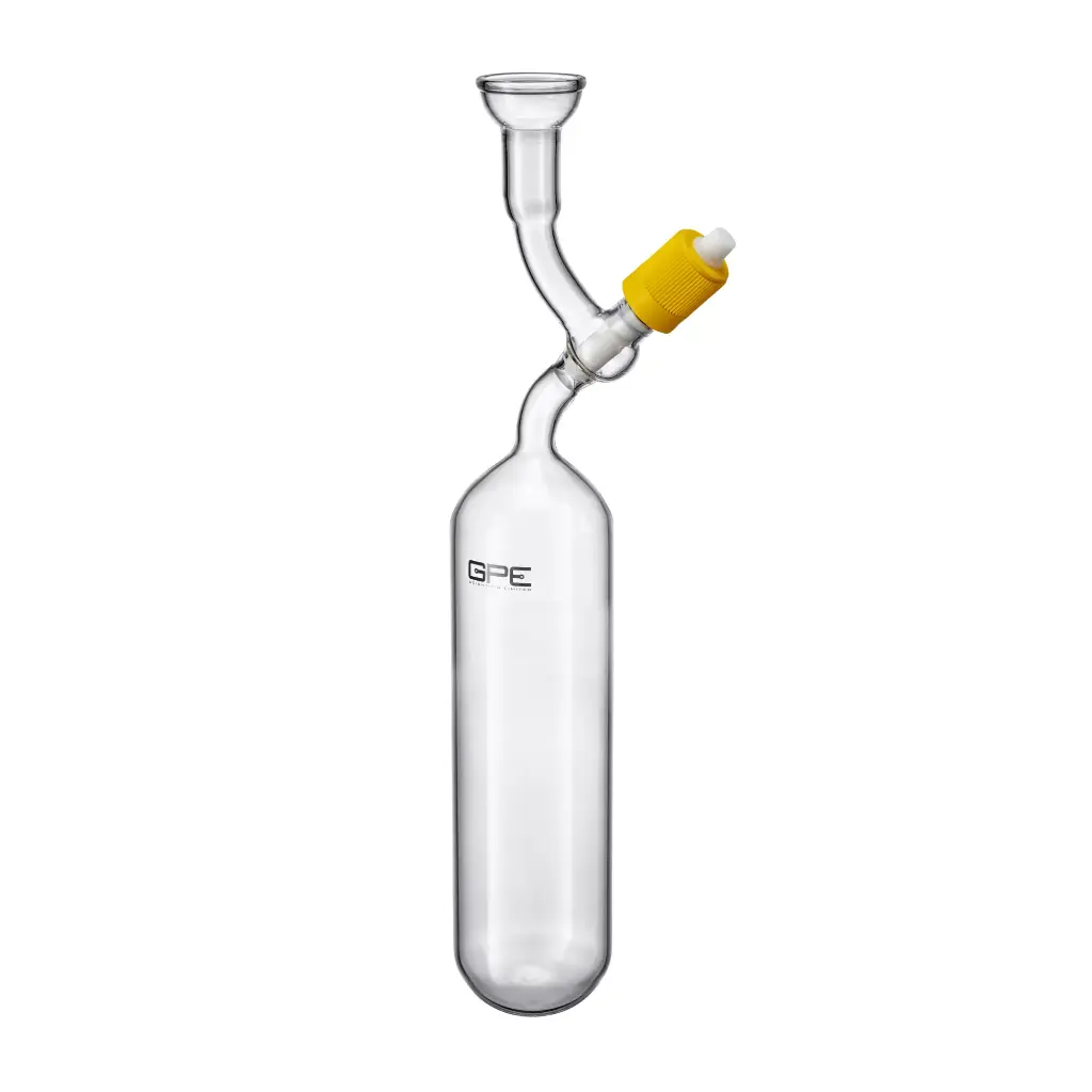 J Young Cylindrical Schlenk Flasks (O-Ring Tap, O-Ring Ball Joint Cup) High Performance