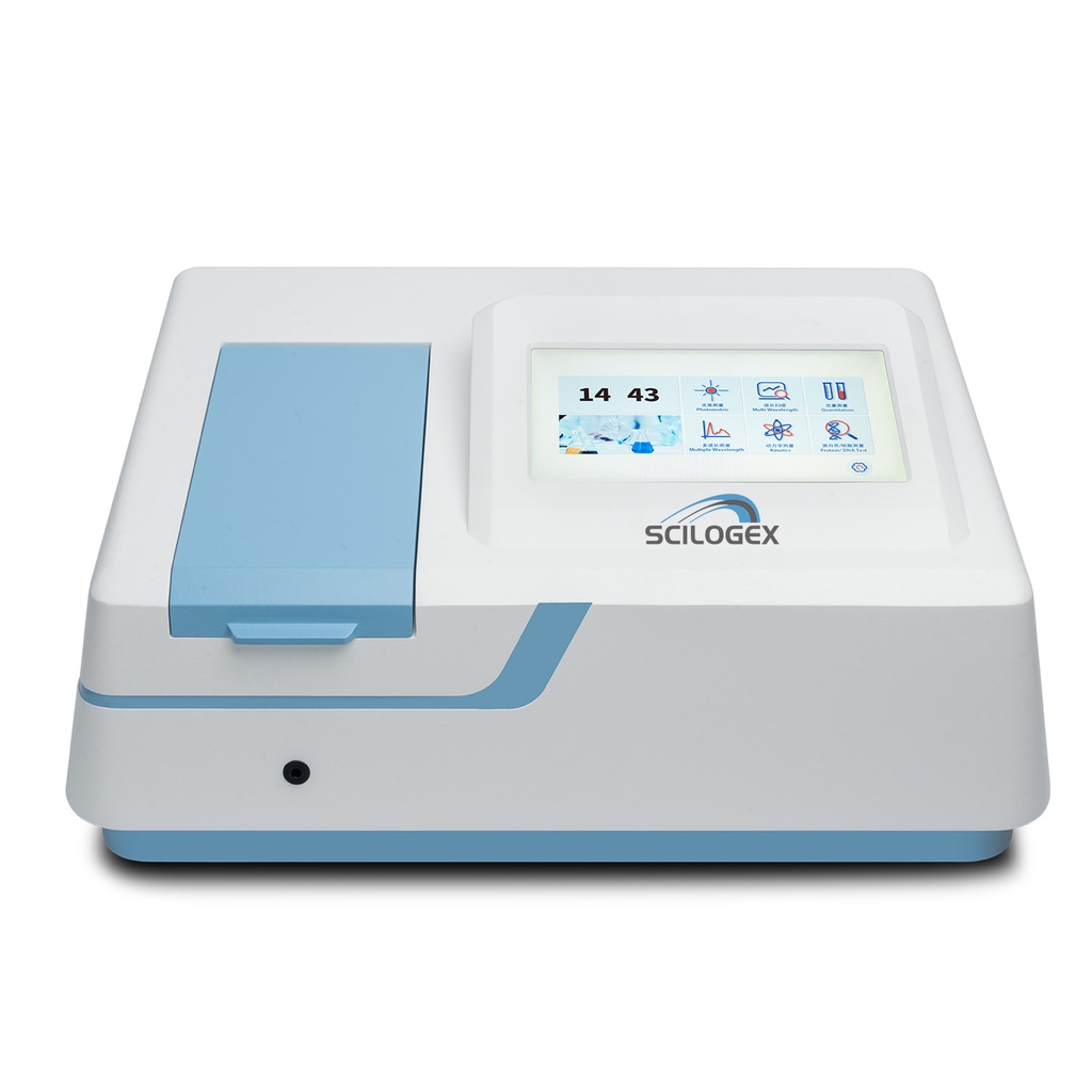 SCILOGEX SCI-3101UV Double-Beam Spectrophotometer Deuterium lamp and Halogen lamp 190-1100nm, 1nm bandwidth