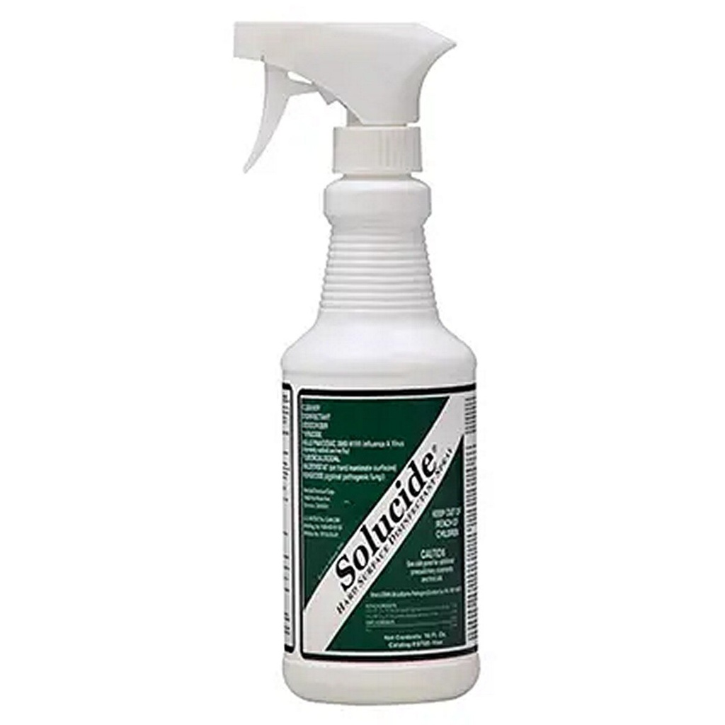 Hard surface disinfectant spray, 16 oz. pump spray bottle, 4 bottles per case