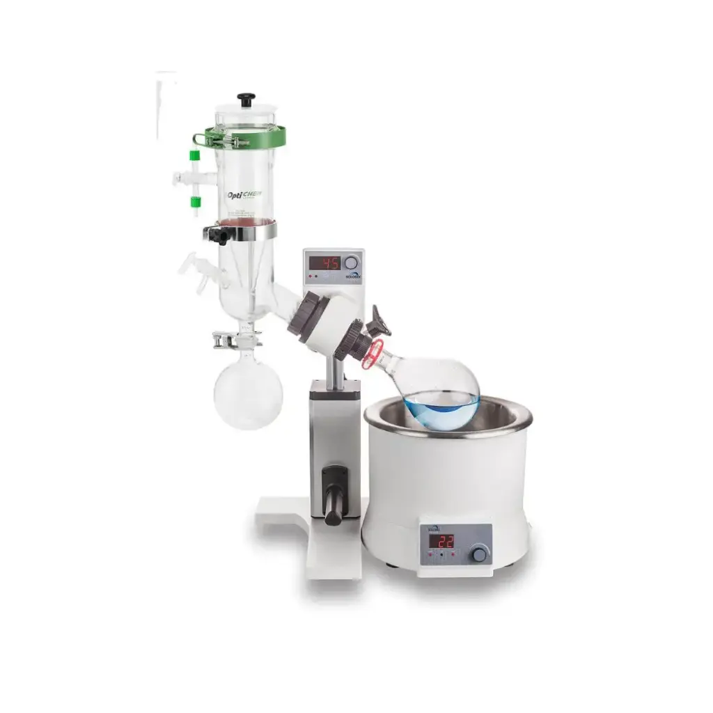 SCILOGEX SCI100-S 5L Rotary Evaporator, Dry-Ice Condenser, Manual Lift