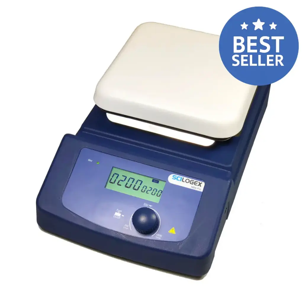 SCILOGEX SCI6-Pro 5.5 x 5.5 in. LCD Digital Magnetic Stirrer, 200-1500rpm