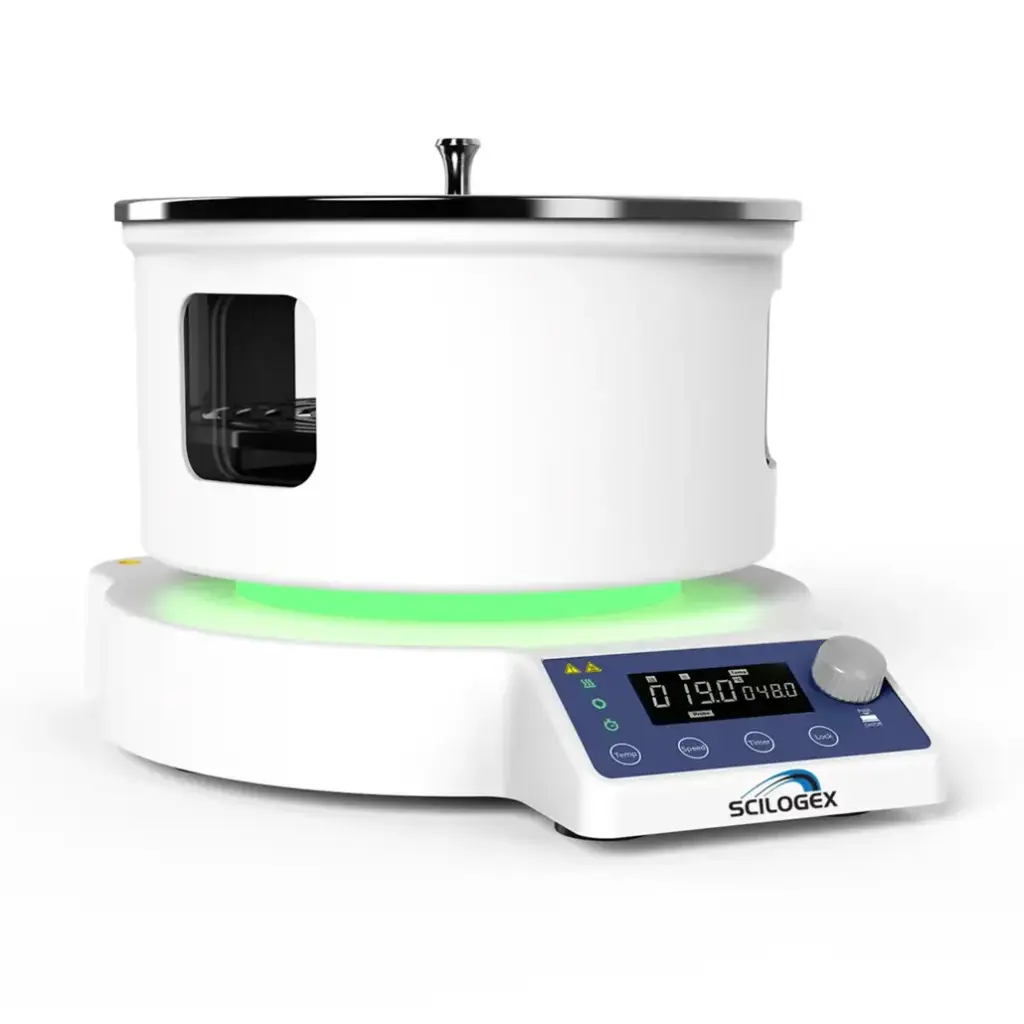 SCILOGEX SCI220-H3 LCD Digital Magnetic Stirring Heated Water Bath, 3L Capacity, 20-220C, 110V, 60Hz