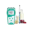 PH850-DP Portable pH Meter for Dairy Products (Milk, Cream, Yogurt) and Liquid Food, Equipped with LabSen® 823 pH/Temp. Electrode
