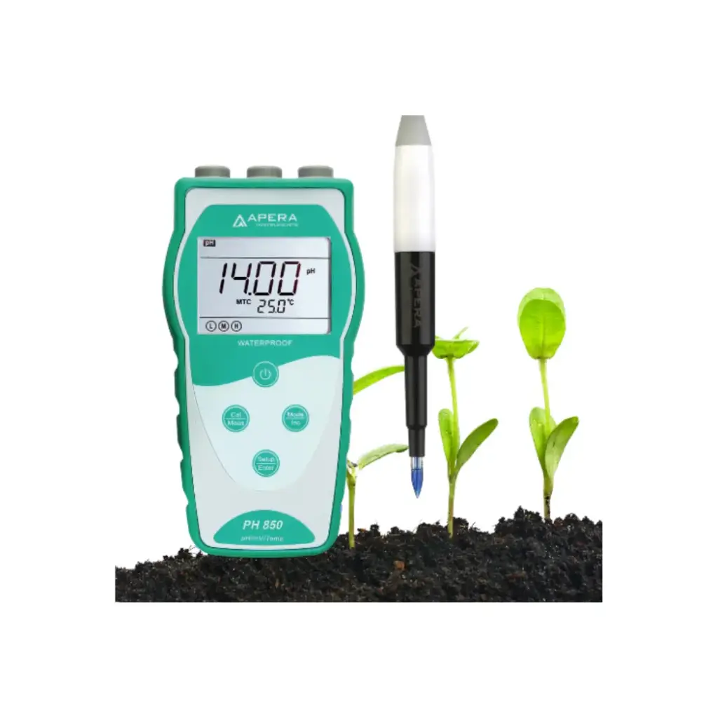 PH850-SL Portable pH Meter for Soil (Direct Measurement), Equipped with LabSen® 553 Electrode