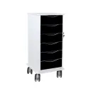 Core SP Cart with 6 Black Drawers
