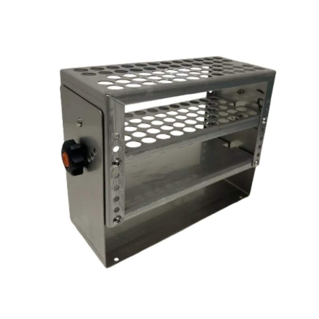 Test Tube Rack 14 mm dia. 58 Holes 9 in. x 4 in. x 7.25 in. 3 lbs.