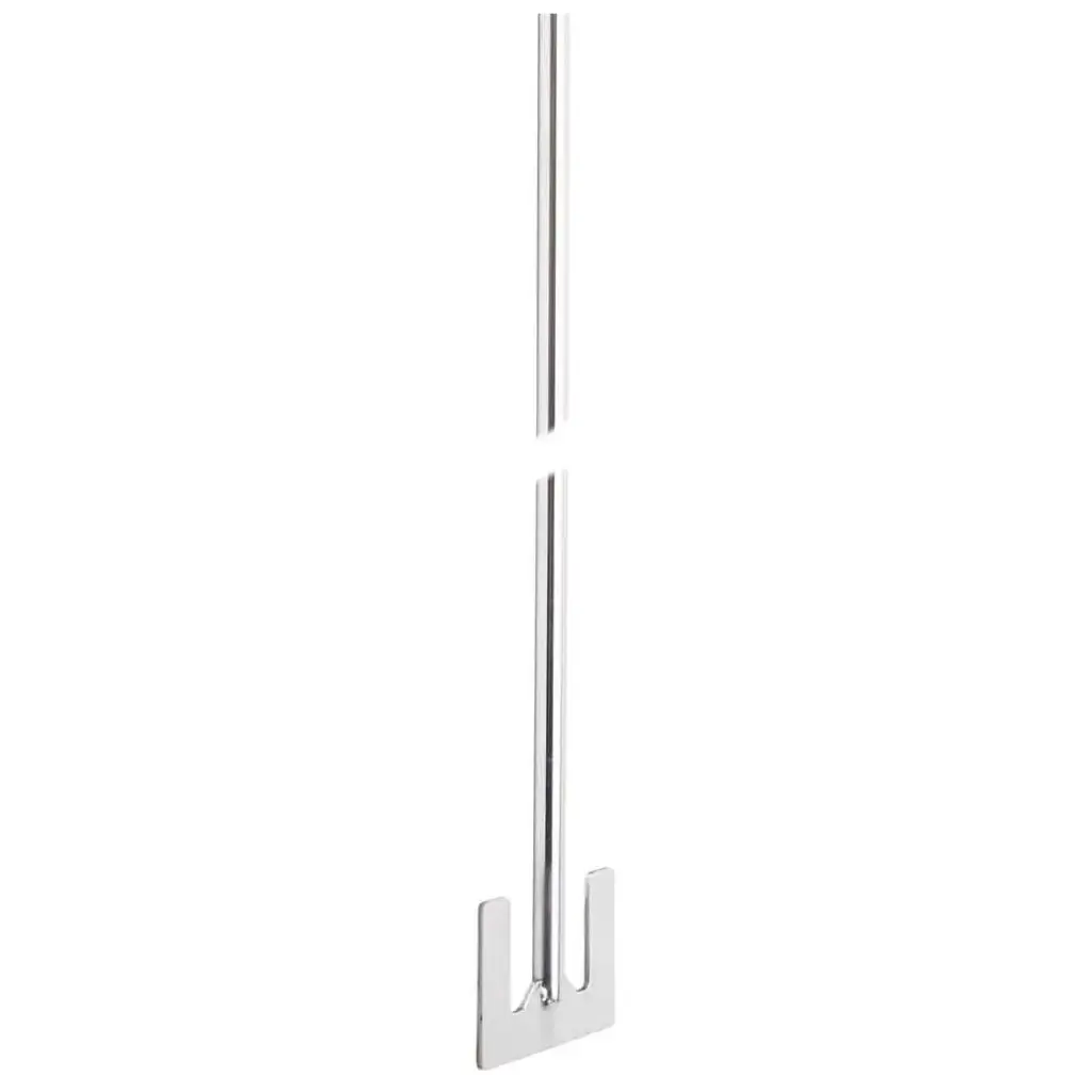 Anchor stirrer, 316L stainless steel. Shaft length 400mm x 8mm diameter. Impeller width 60mm