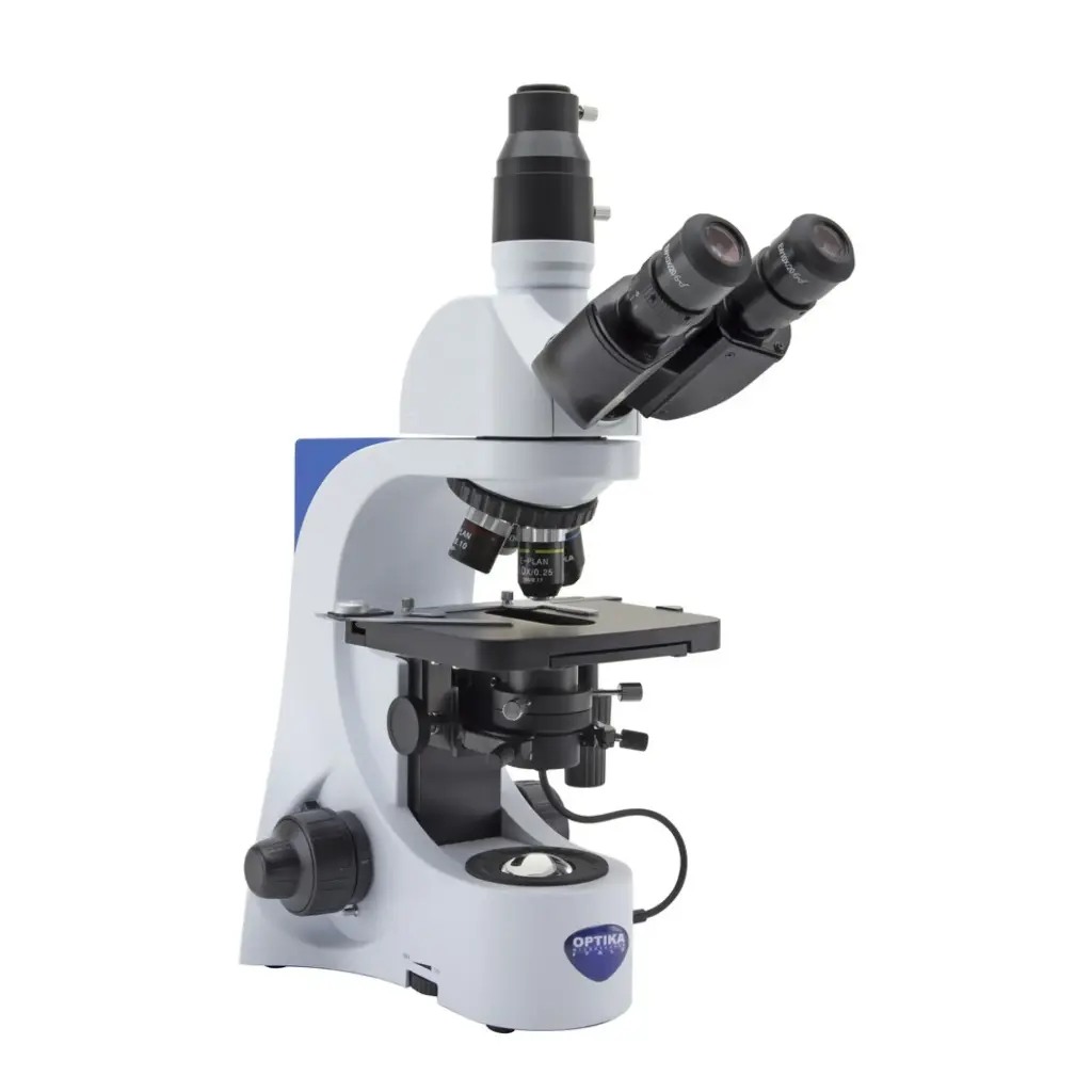 B-380 Trinocular darkfield microscope, 1000x IRIS, PLAN