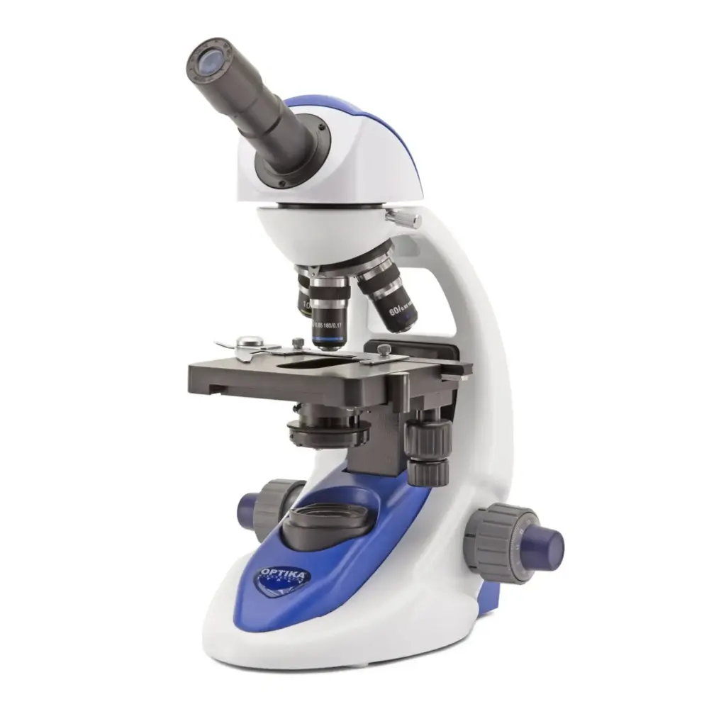B-190 Monocular brightfield microscope, 600x, PLAN