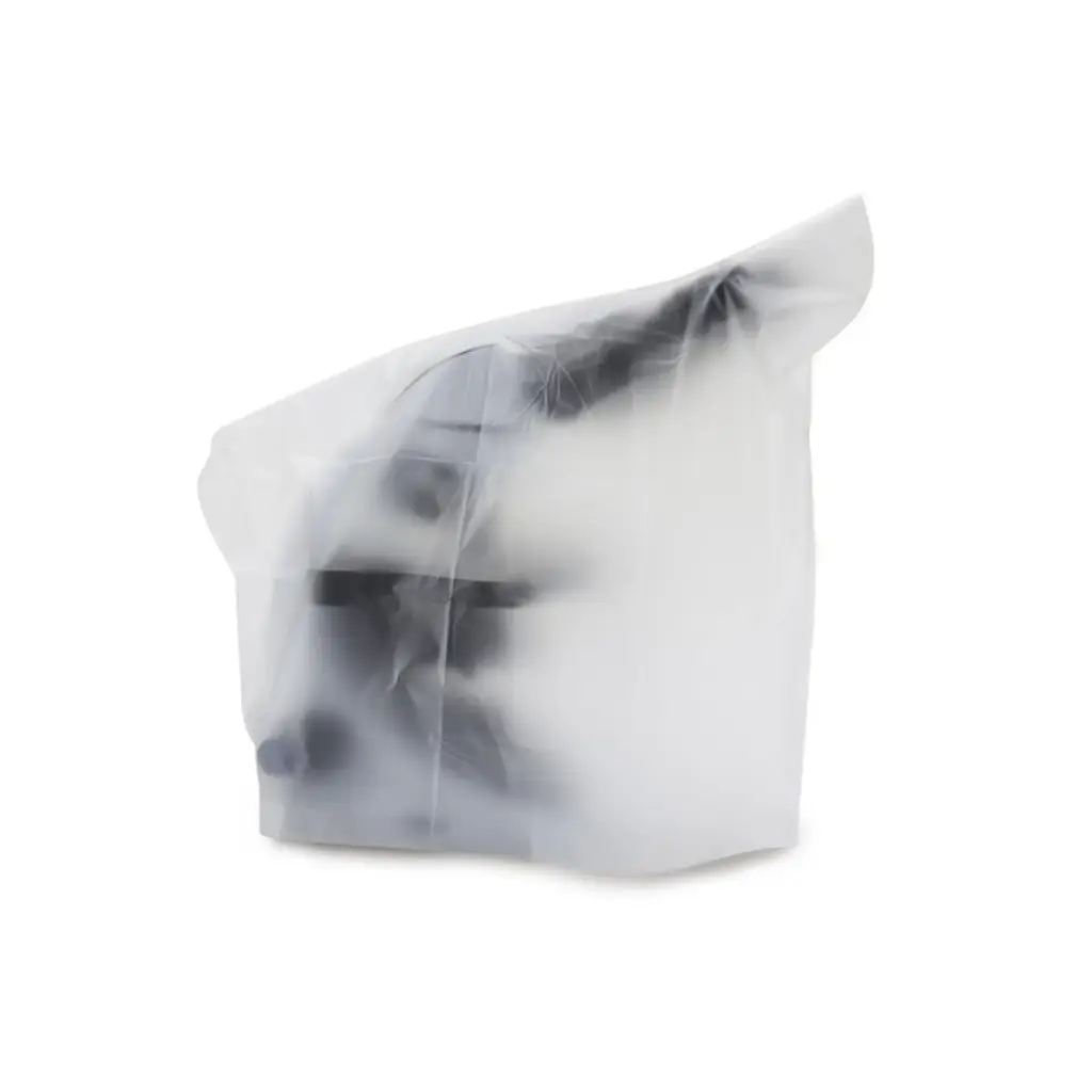 Plastic dust cover, small, 340(l)x400(h) mm