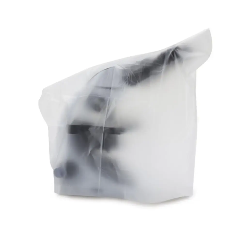 Plastic dust cover, medium, 490(l)x490(h) mm