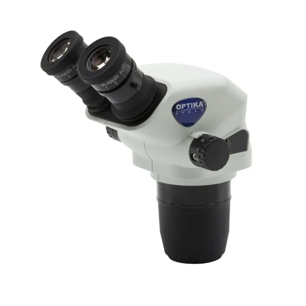SZ Binocular Stereomicroscope head, click-stop, 6.7x-45x, Zoom ratio 6.72:1