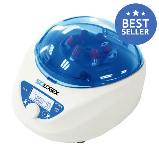 [913053419999] SCILOGEX SCI506 Low-Speed Centrifuge, 6 x 1.5-15ml capacity, 300-5000rpm