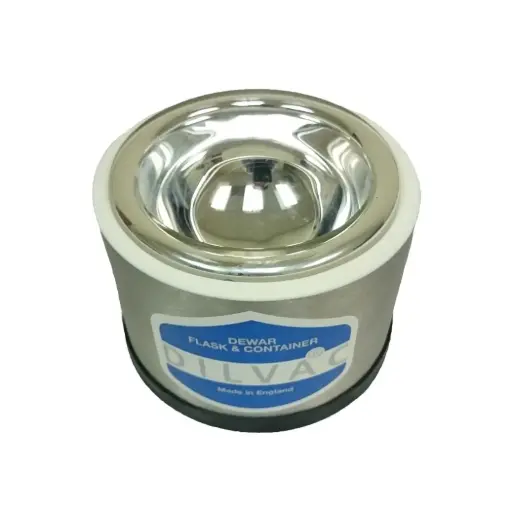 SCILOGEX DILVAC Stainless Steel Cased Low Profile Dewars, no lids
