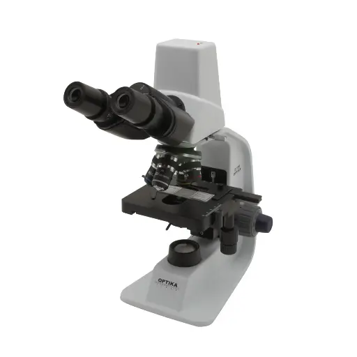 [B-150D-BRPL] B-150 Digital binocular brightfield microscope, 1000x, PLAN, rechargeable batteries