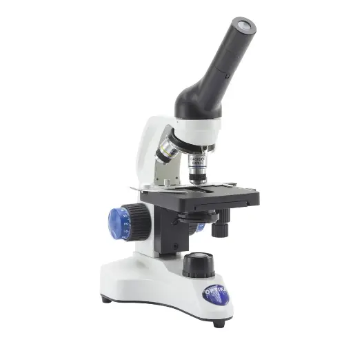 [B-20CR] B-20 Monocular brightfield microscope, 400x, rechargeable batteries not included