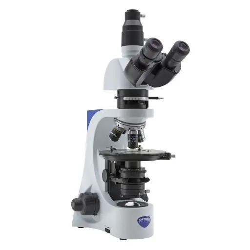 [B-383POL] B-380 Trinocular polarizing microscope, 600x, IOS PLAN POL
