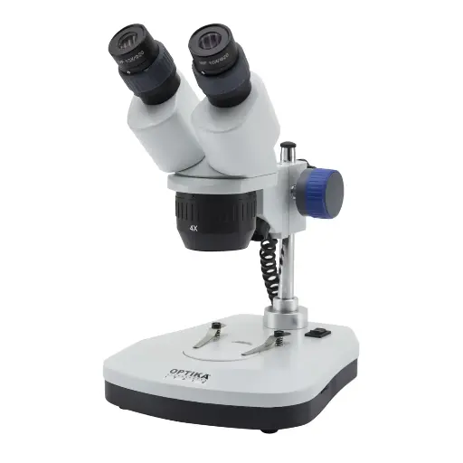 [SFX-31] SFX Stereomicroscope, pillar stand, 20x40x, LED Incident & transmitted light, rechargeable batteries not included