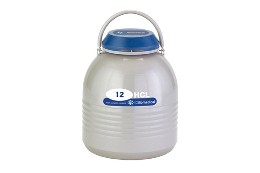 [12HCL-6] Taylor Wharton by IC Biomedical – HCL12 Series Liquid Nitrogen Freezer with (6) 5″ Canisters (Capacity: 2940 x 1/2 cc Straws)