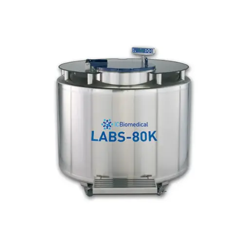[LABS80K-CS-DS] Taylor Wharton by IC Biomedical – LABS 80K LN2 Freezer System (w/ Locking Double Steps) (Capacity: 79,300 x 2.0ml vials)