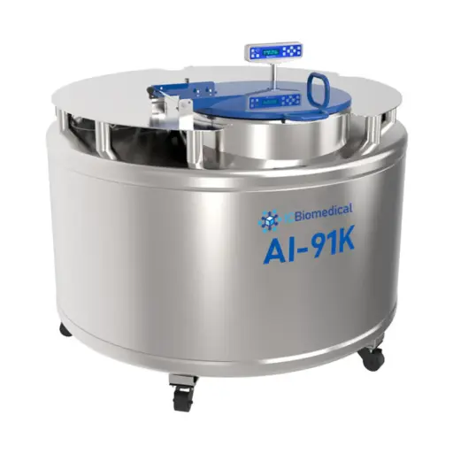 [AI-91K] Taylor Wharton by IC Biomedical – LABS AI-91K LN2 Freezer for Bulk Semen Storage (Capacity: 23,520 x 2.0 ml vials)