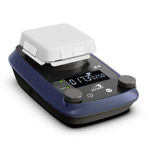 [813224009999] SCILOGEX SCI4-550HS LCD Digital 4 x 4 in. Magnetic Hotplate Stirrer, ceramic-glass plate, with Timer, 110V, 50/60Hz US Plug