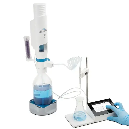 [70371101039999] iTrite-Pro Electronic Digital Bottletop Burette 0.02-50ml, 110-240V, 50/60Hz, US Plug