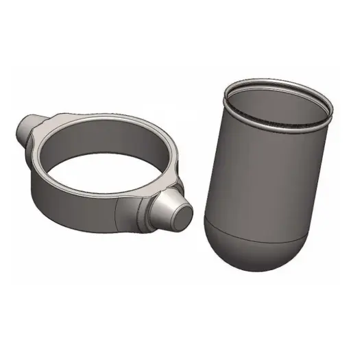 [19400042] 4 x Buckets & 4 x 1 tube 100mL capacity including adapters